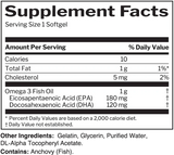 Rule1 Fish Oil Softgels -Omega-3 Fatty Acids