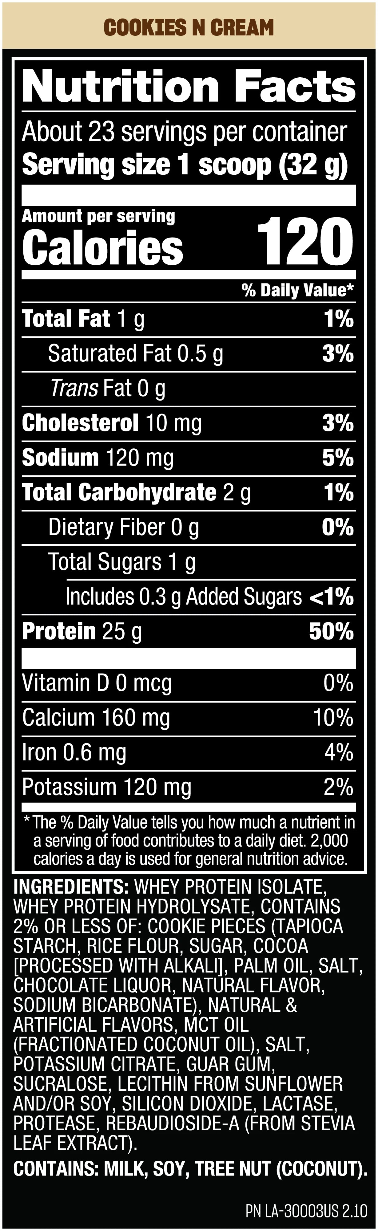 Mutant Hardcore Iso - Whey Protein Isolate 1.6 LBS (727 G) | 23 Servings