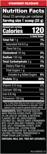 Mutant Hardcore Iso - Whey Protein Isolate 1.6 LBS (727 G) | 23 Servings