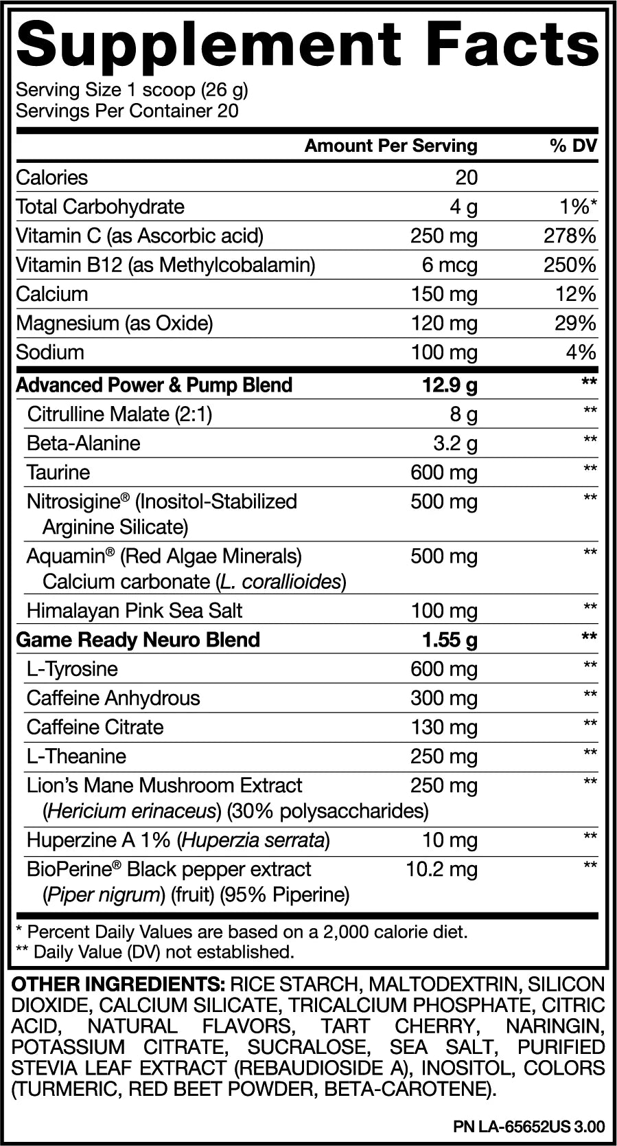 PVL Domin8 Pre-Workout Super Fuel | 520 g - 40 Servings