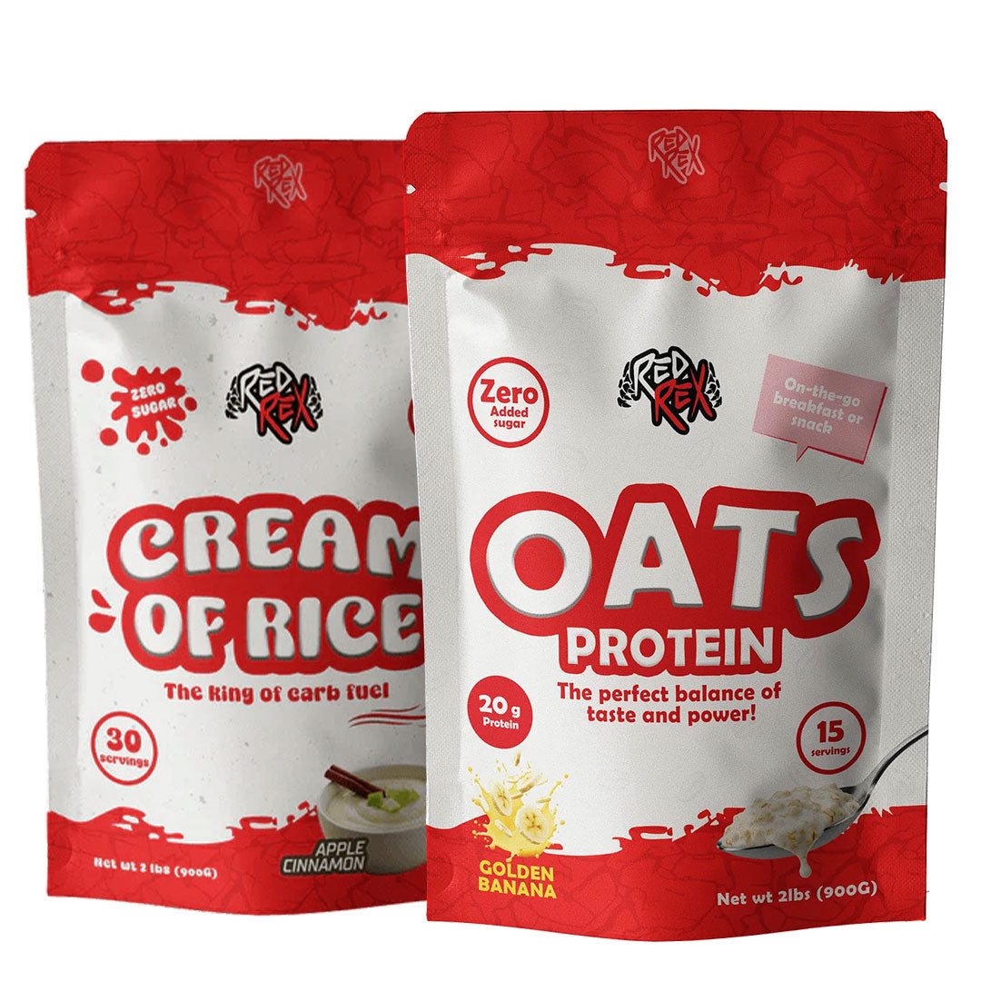 Big Ramy Labs Red Rex Oats Protein 15 Servings + Cream of Rice 30 Servings