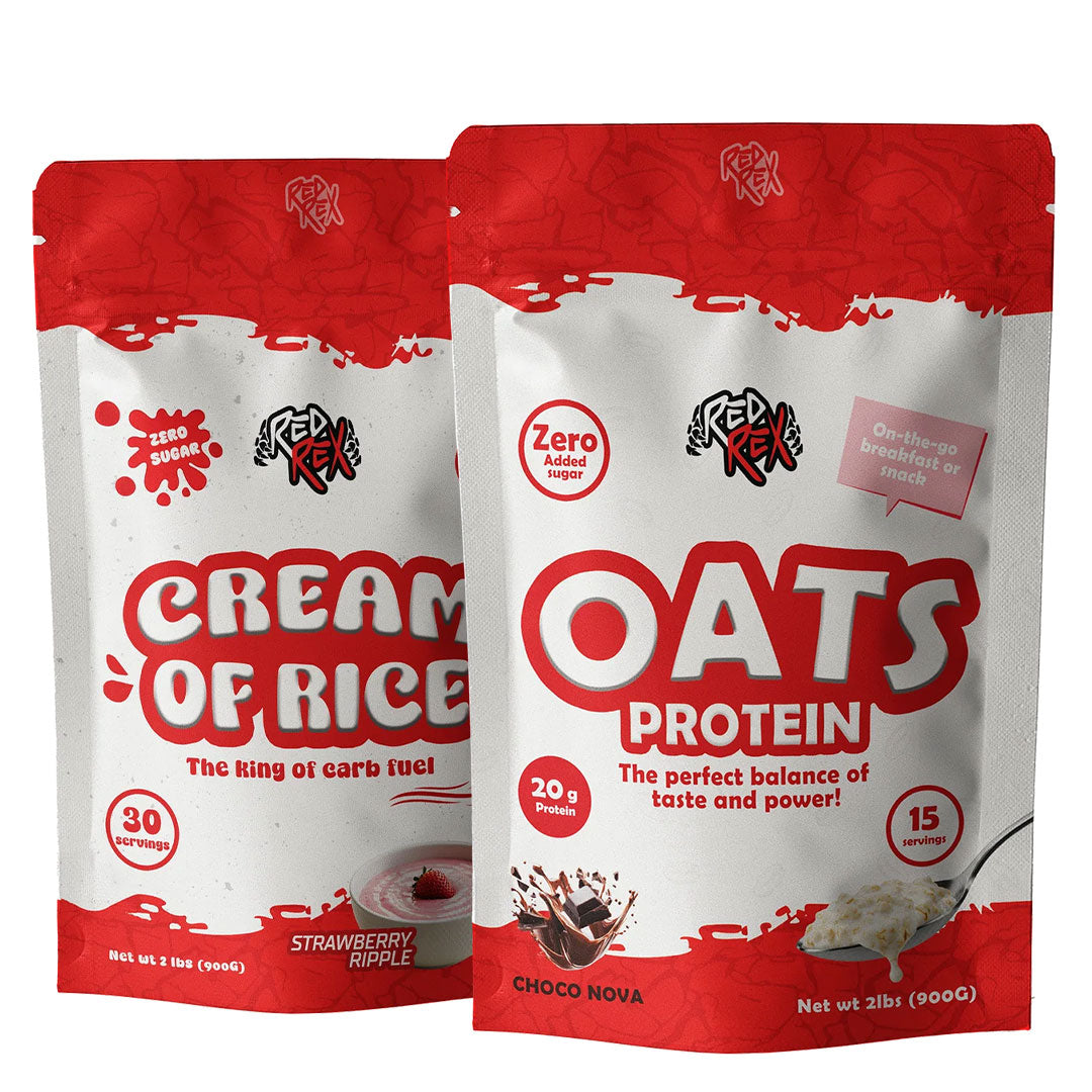 Big Ramy Labs Red Rex Oats Protein 15 Servings + Cream of Rice 30 Servings