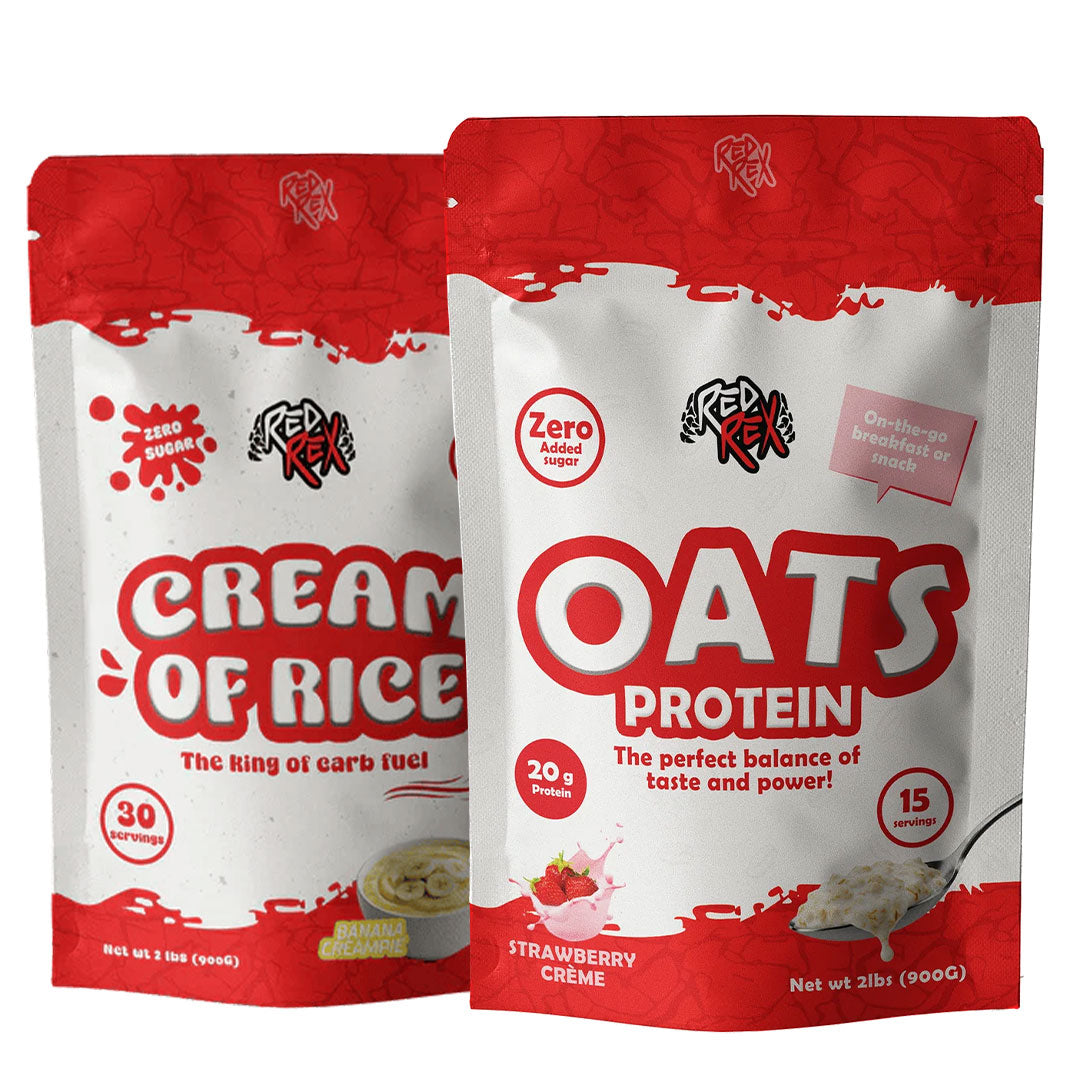 Big Ramy Labs Red Rex Oats Protein 15 Servings + Cream of Rice 30 Servings