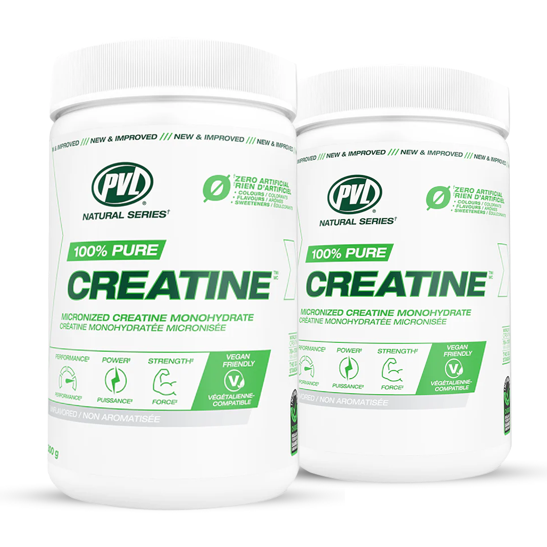 SMASH SALE | 2 PVL 100% Pure Creatine Micronized Creatine Monohydrate 60 Servings