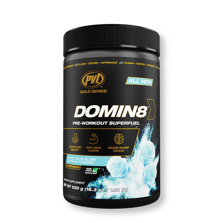 PVL Domin8 Pre-Workout Super Fuel | 520 g - 40 Servings