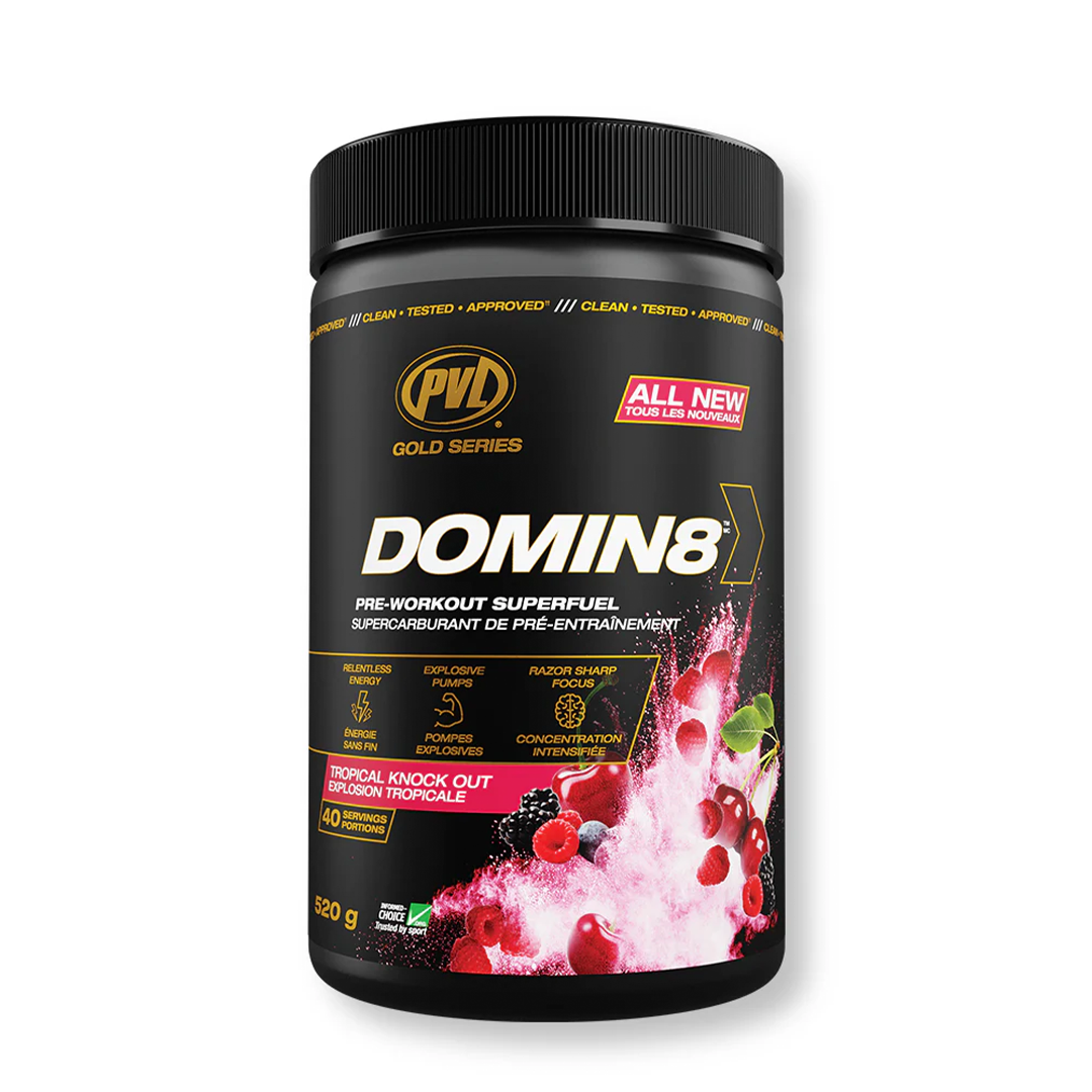 PVL Domin8 Pre-Workout Super Fuel 520g