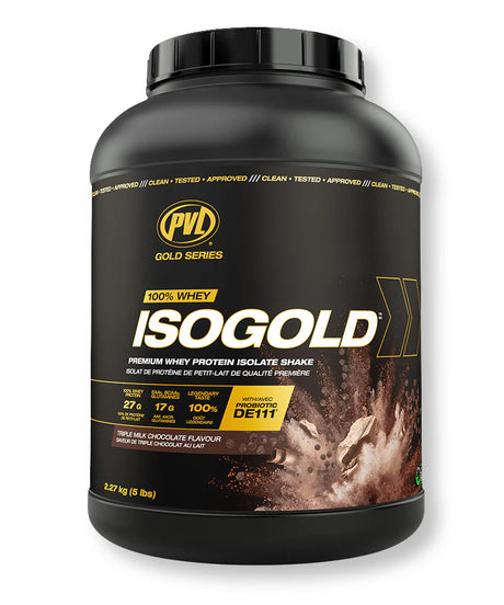 PVL Iso Gold - Premium Whey Protein Isolate 5lbs (2.27kg)