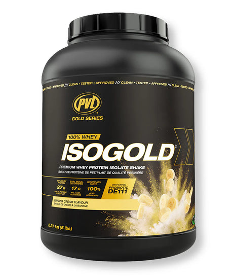 PVL Iso Gold - Premium Whey Protein Isolate 5lbs (2.27kg)