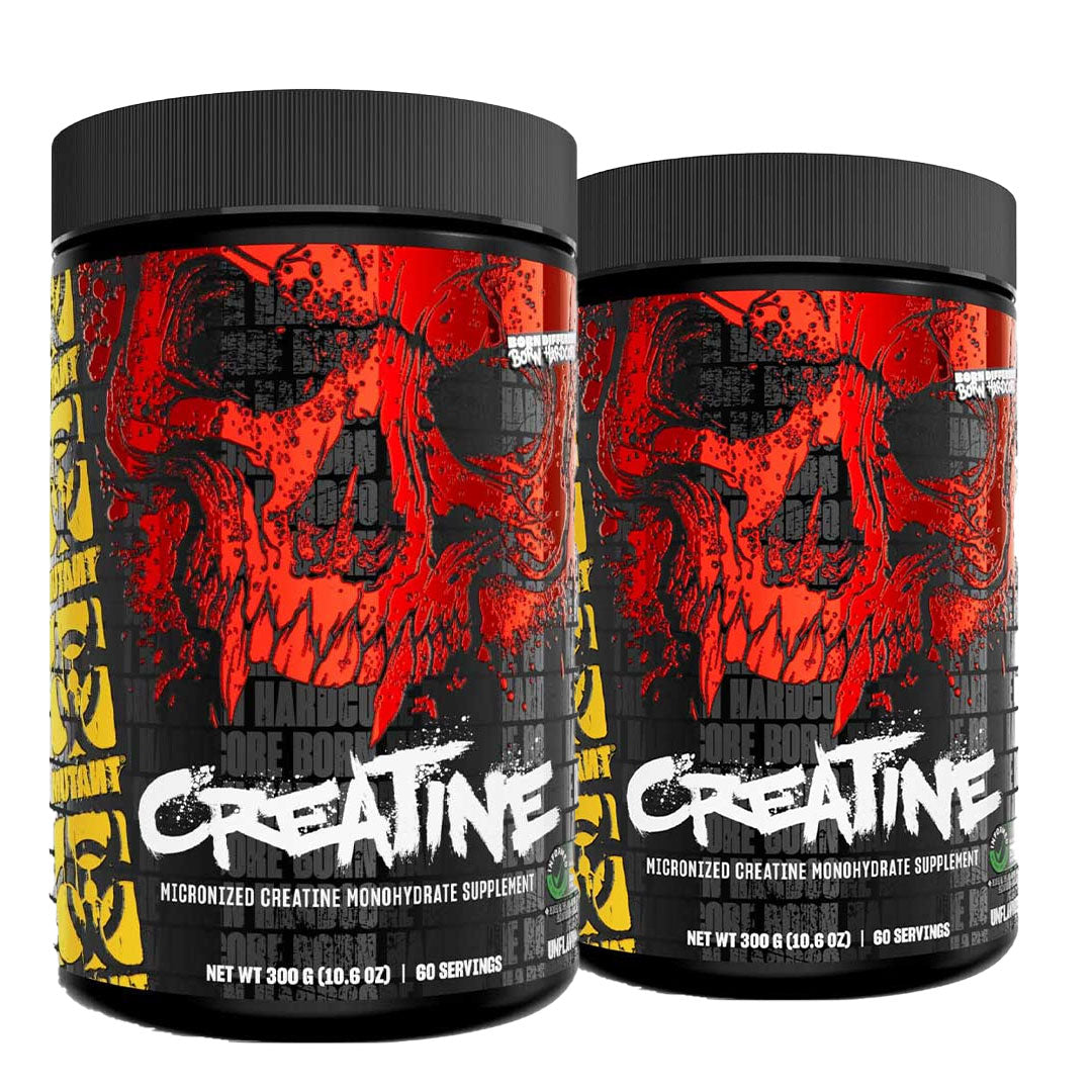 SMASH SALE | 2 Mutant Creatine - Creatine Monohydrate Micronized Powder - 60 Servings- 300 g