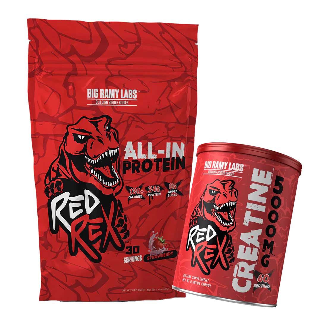 RedRex All In Protein 960gm - 30 Serving's & RedRex Creatine 5000mg Unflavoured | 60 Servings