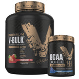 Premium V-Bulk High Protein Lean Gainer 6 LBS (2.7 KG) & BCAA Juice 5g Amino Acids | 30 Servings