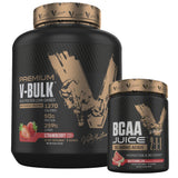 Premium V-Bulk High Protein Lean Gainer 6 LBS (2.7 KG) & BCAA Juice 5g Amino Acids | 30 Servings