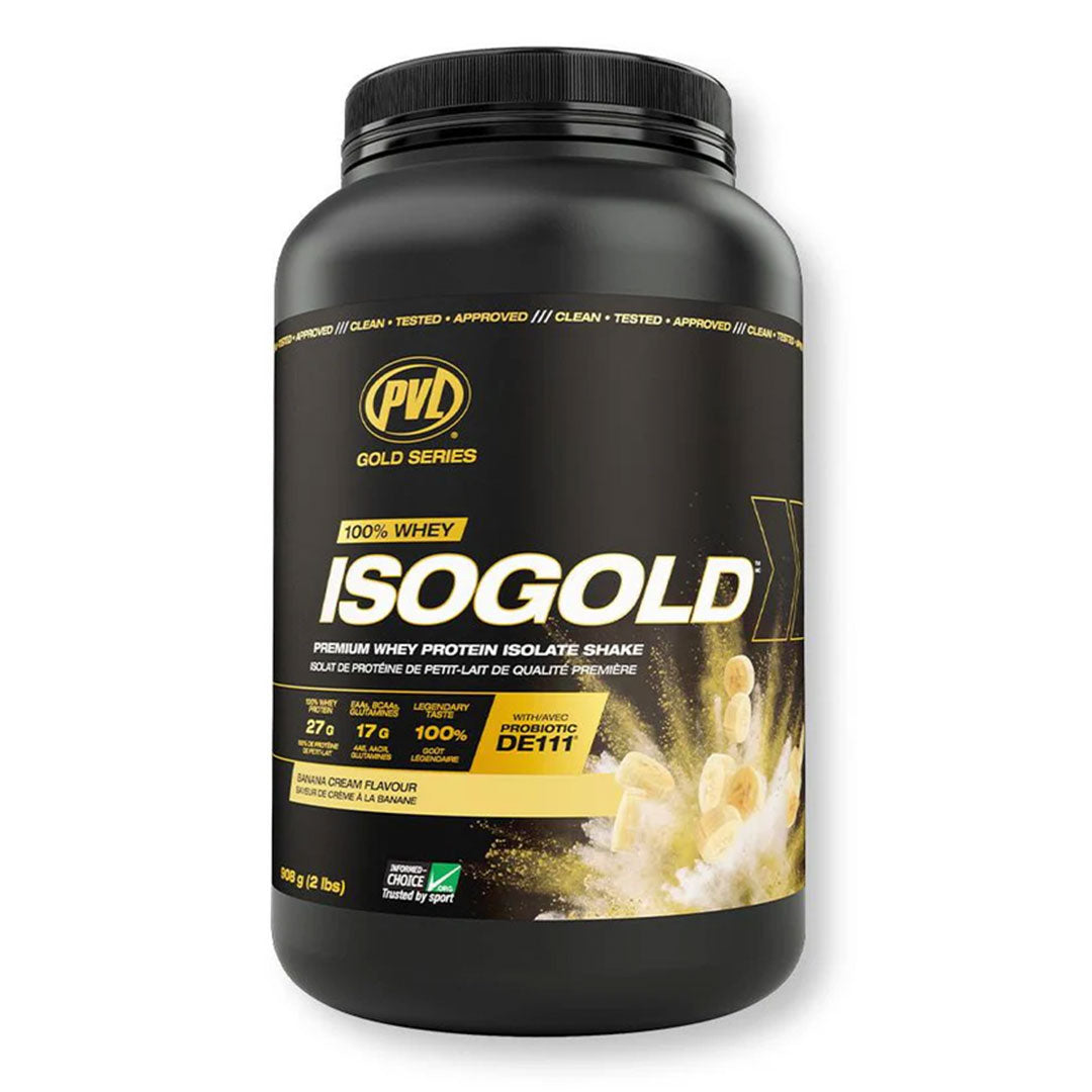 PVL Iso Gold - Premium Whey Protein Isolate 2lbs (908G)