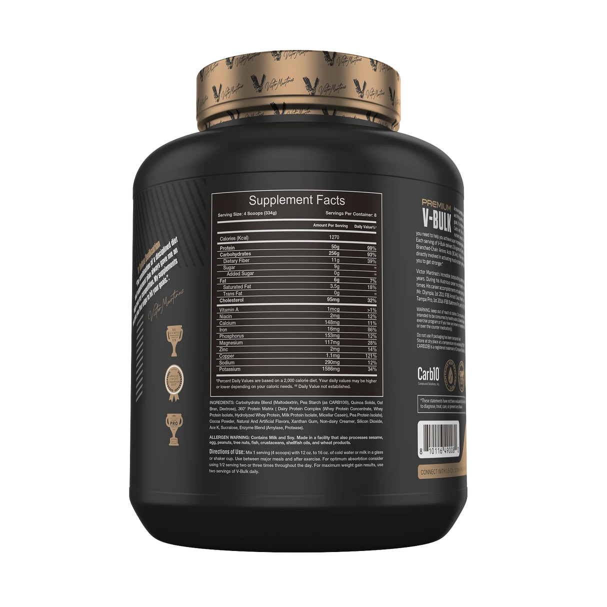 Victor Martinez Premium V-Bulk High Protein Lean Gainer 6 LBS (2.7 KG)