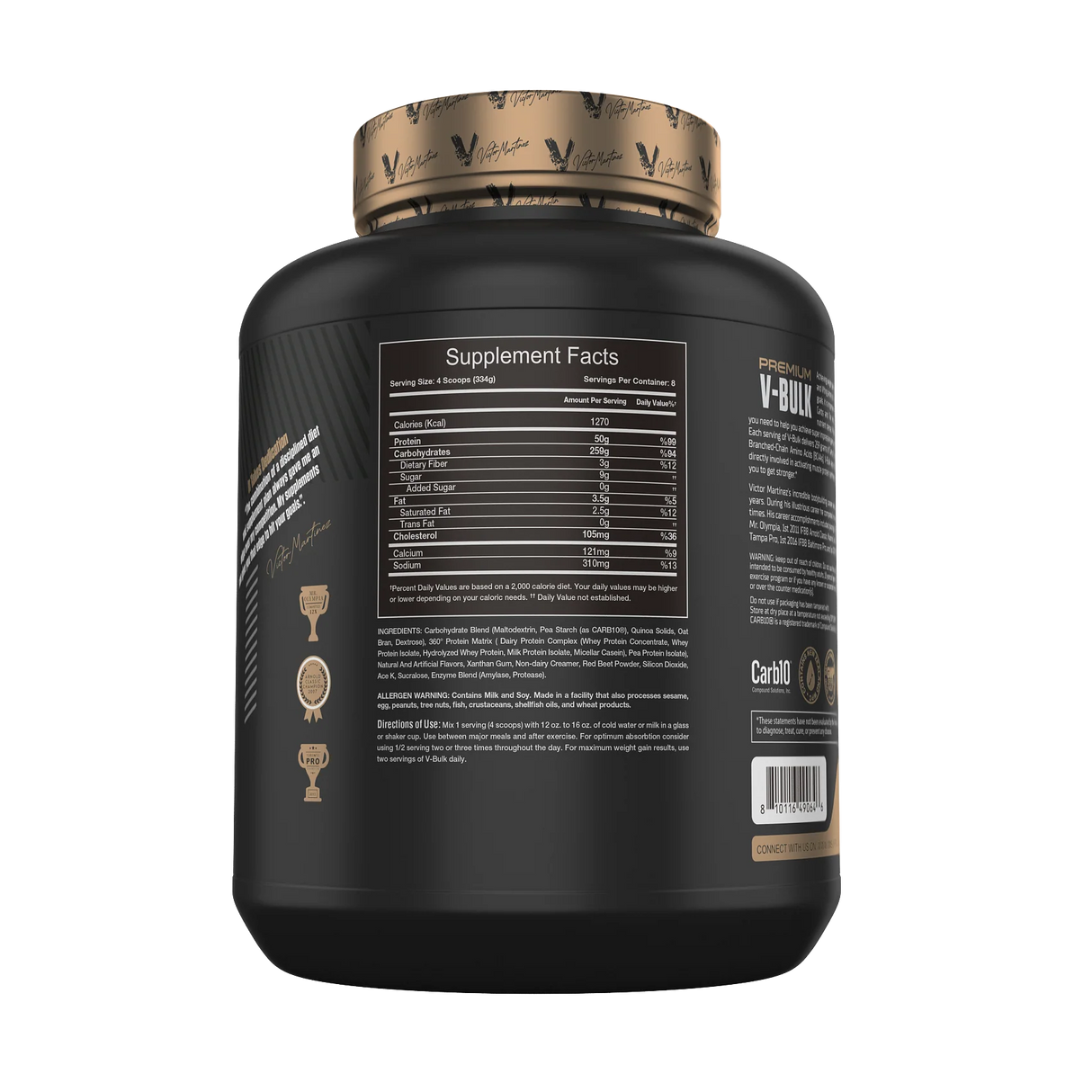 Victor Martinez Premium V-Bulk High Protein Lean Gainer 6 LBS (2.7 KG)