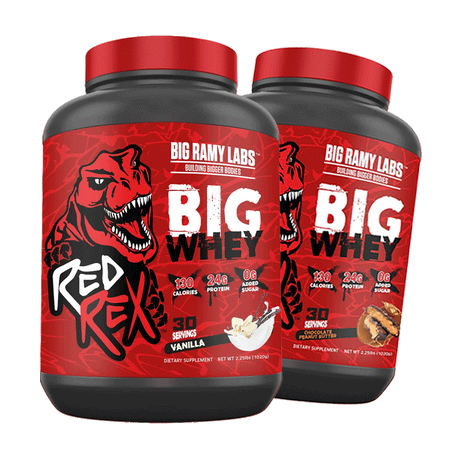 2 RedRex Big Whey - Whey Protein 2.25 LBS (1 KG)