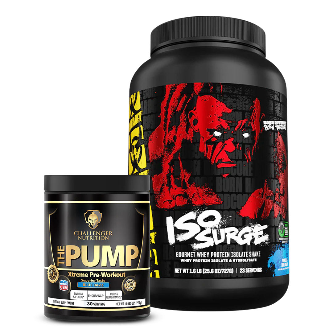Mutant ISO Surge - Whey Protein Isolate + Challenger Nutrition The Pump Extreme Free