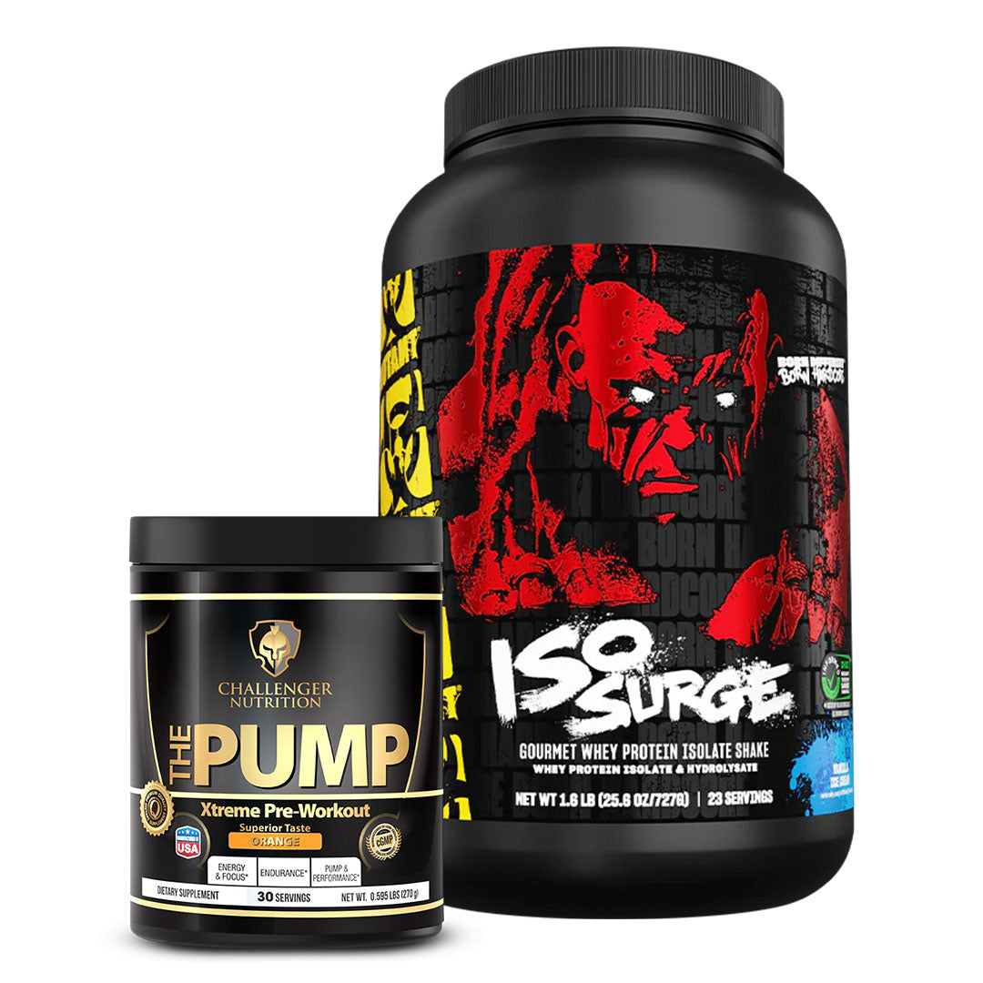 Mutant ISO Surge - Whey Protein Isolate + Challenger Nutrition The Pump Extreme Free