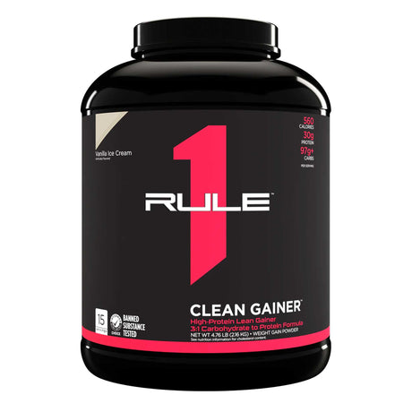 Rule1 Clean Gainer - High-Protein Lean Gainer 5 lbs