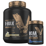Premium V-Bulk High Protein Lean Gainer 6 LBS (2.7 KG) & BCAA Juice 5g Amino Acids | 30 Servings