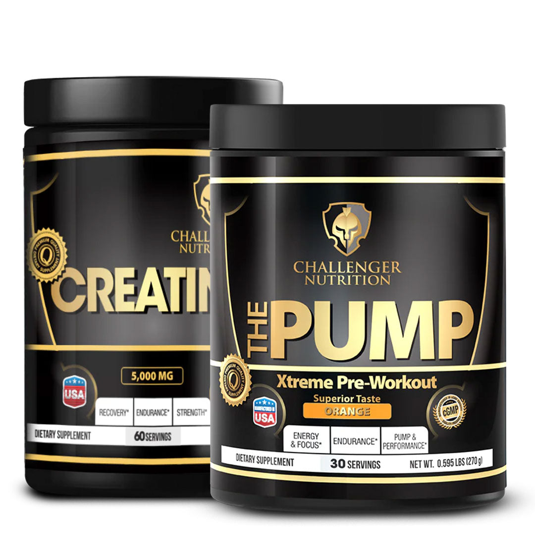 Smash Sale Challenger Nutrition The Pump 30 Servings + Challenger Nutrition Creatine Powder