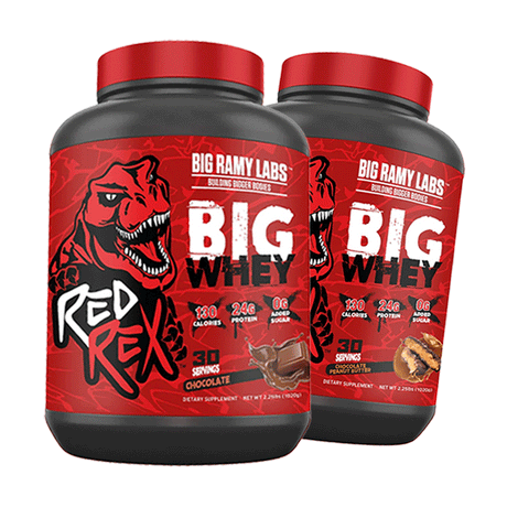 2 RedRex Big Whey - Whey Protein 2.25 LBS (1 KG)