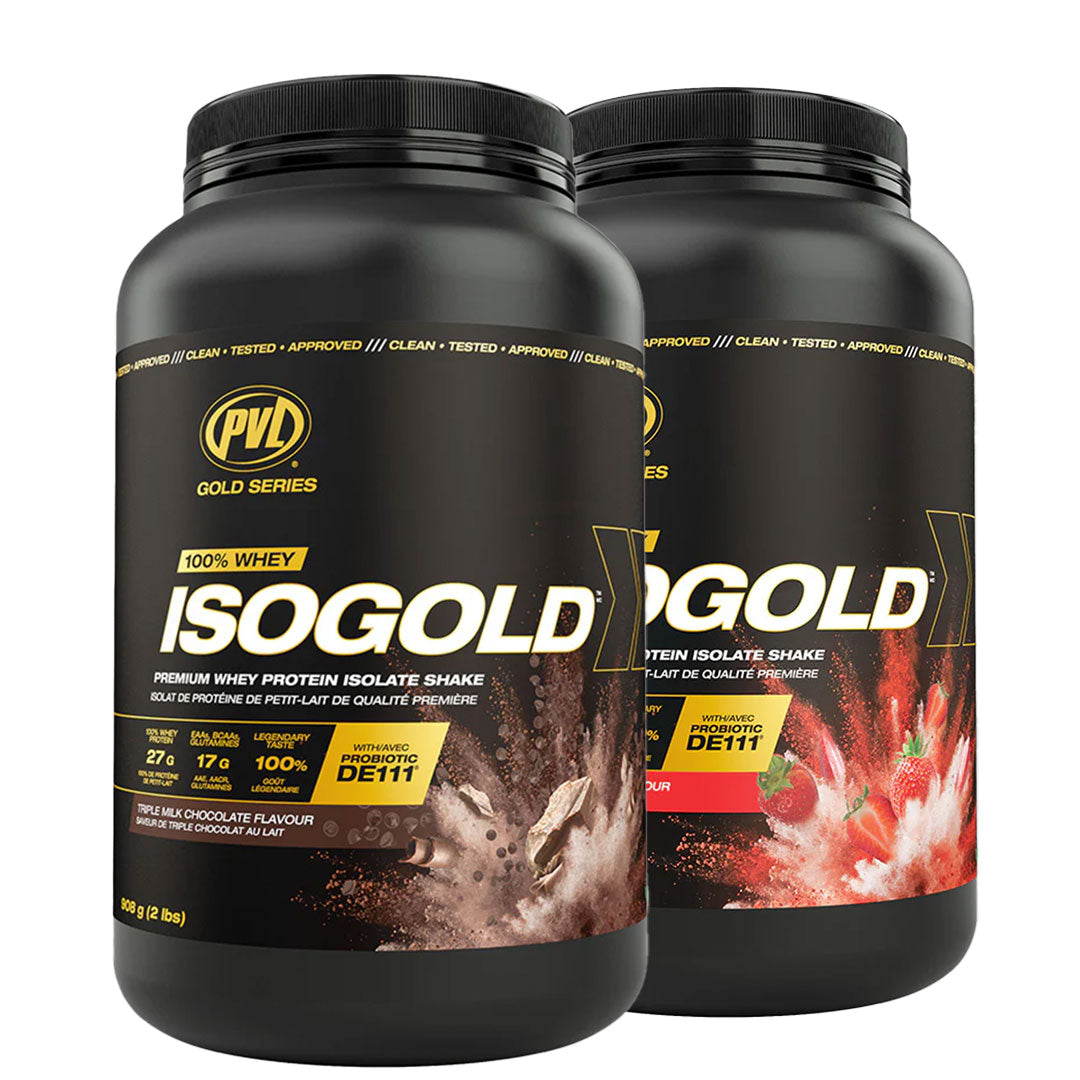 SMASH SALE - 2 PVL Iso Gold - Premium Whey Protein Isolate 2lbs (908G)
