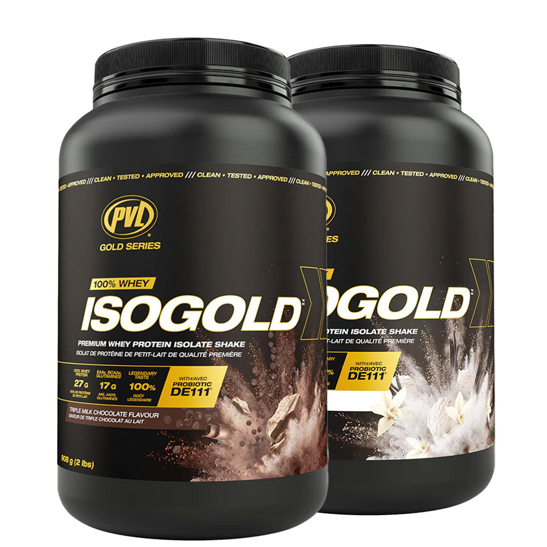 SMASH SALE - 2 PVL Iso Gold - Premium Whey Protein Isolate 2lbs (908G)