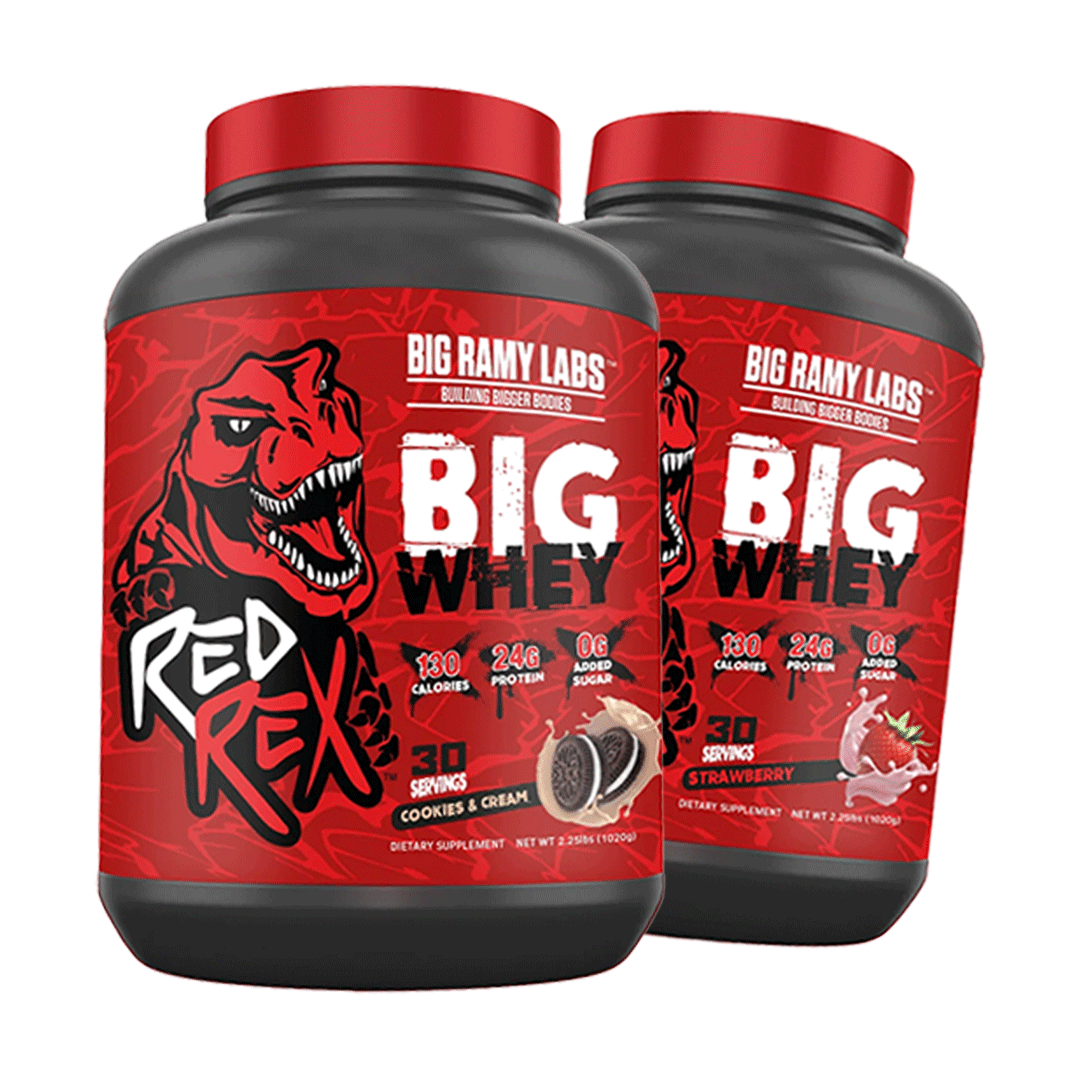 2 RedRex Big Whey - Whey Protein 2.25 LBS (1 KG)