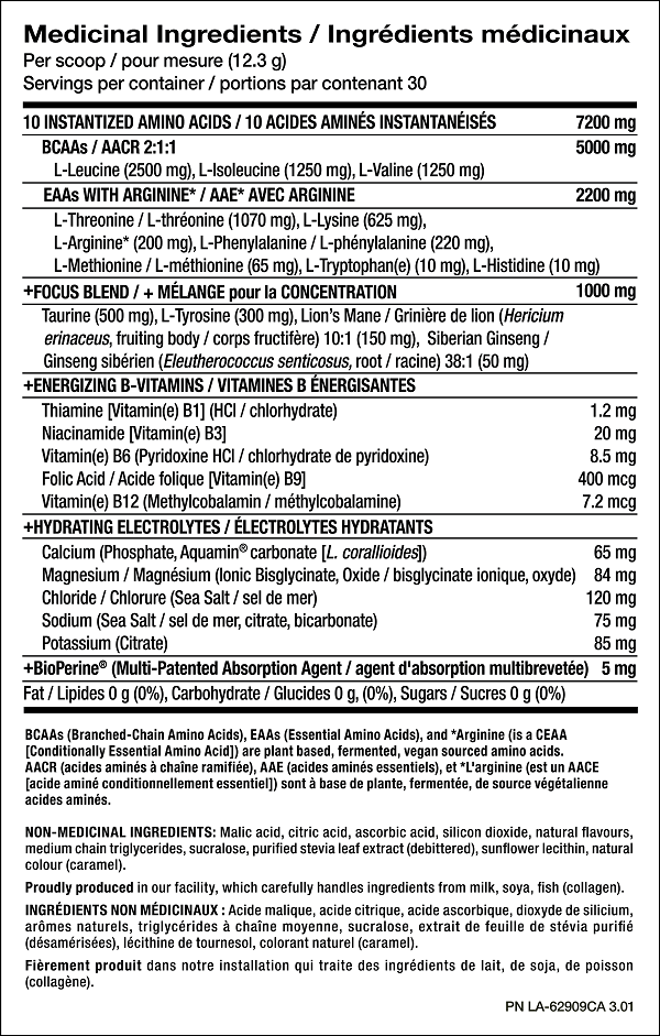 PVL Gold Series EAA+BCAA Complete 30 Servings  (369 gm)