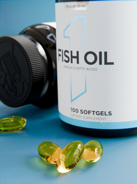 Rule1 Fish Oil Softgels -Omega-3 Fatty Acids