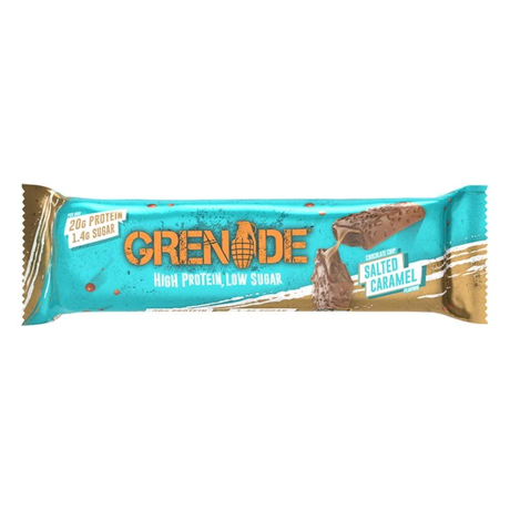 جرينيد بروتين بار  -رقائق الشوكولاتة والكراميل المملح