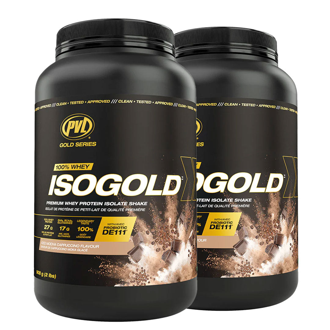 SMASH SALE - 2 PVL Iso Gold - Premium Whey Protein Isolate 2lbs (908G)