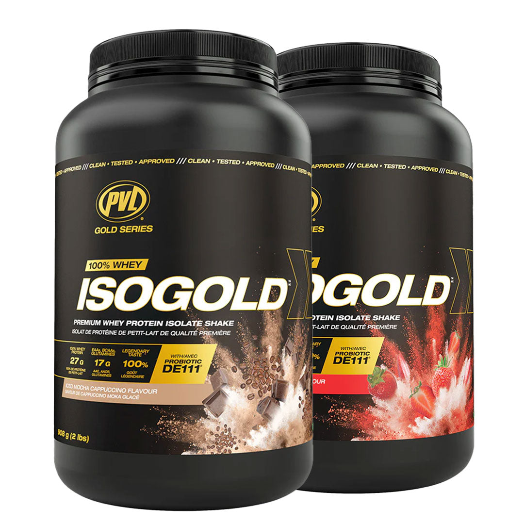 SMASH SALE - 2 PVL Iso Gold - Premium Whey Protein Isolate 2lbs (908G)