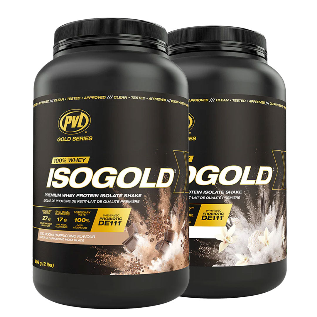 SMASH SALE - 2 PVL Iso Gold - Premium Whey Protein Isolate 2lbs (908G)