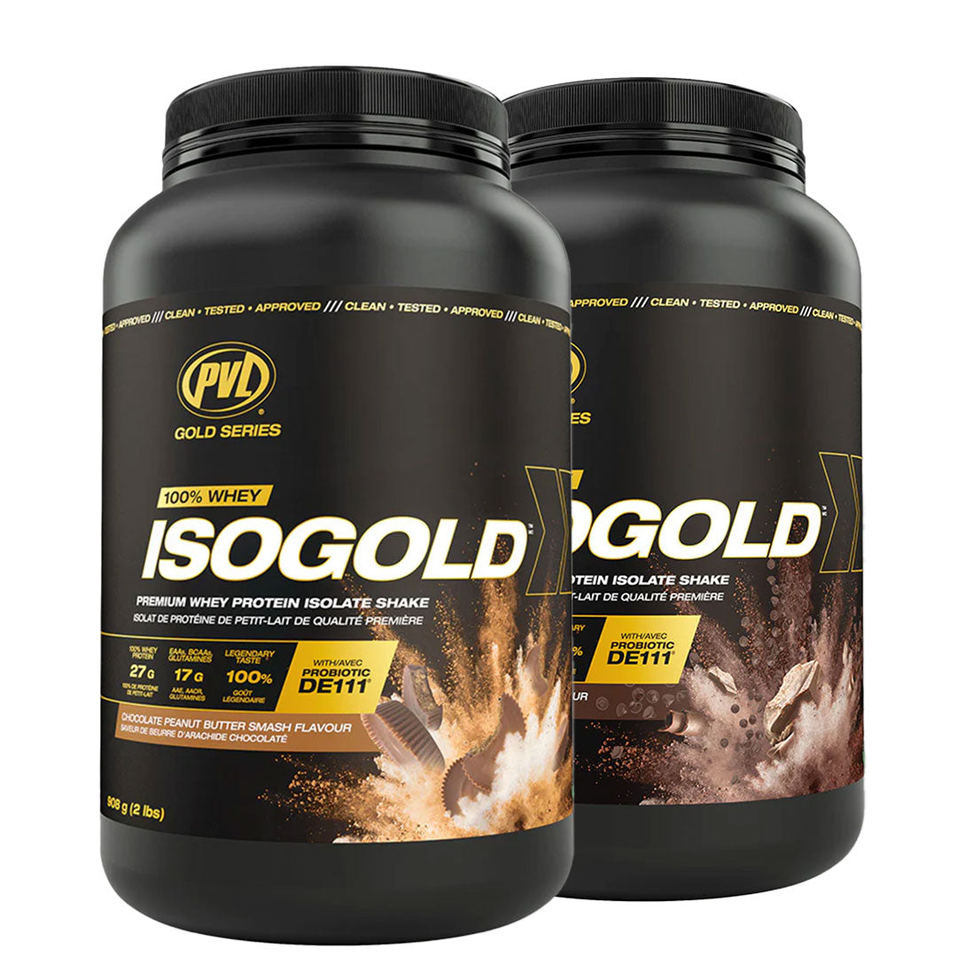 SMASH SALE - 2 PVL Iso Gold - Premium Whey Protein Isolate 2lbs (908G)
