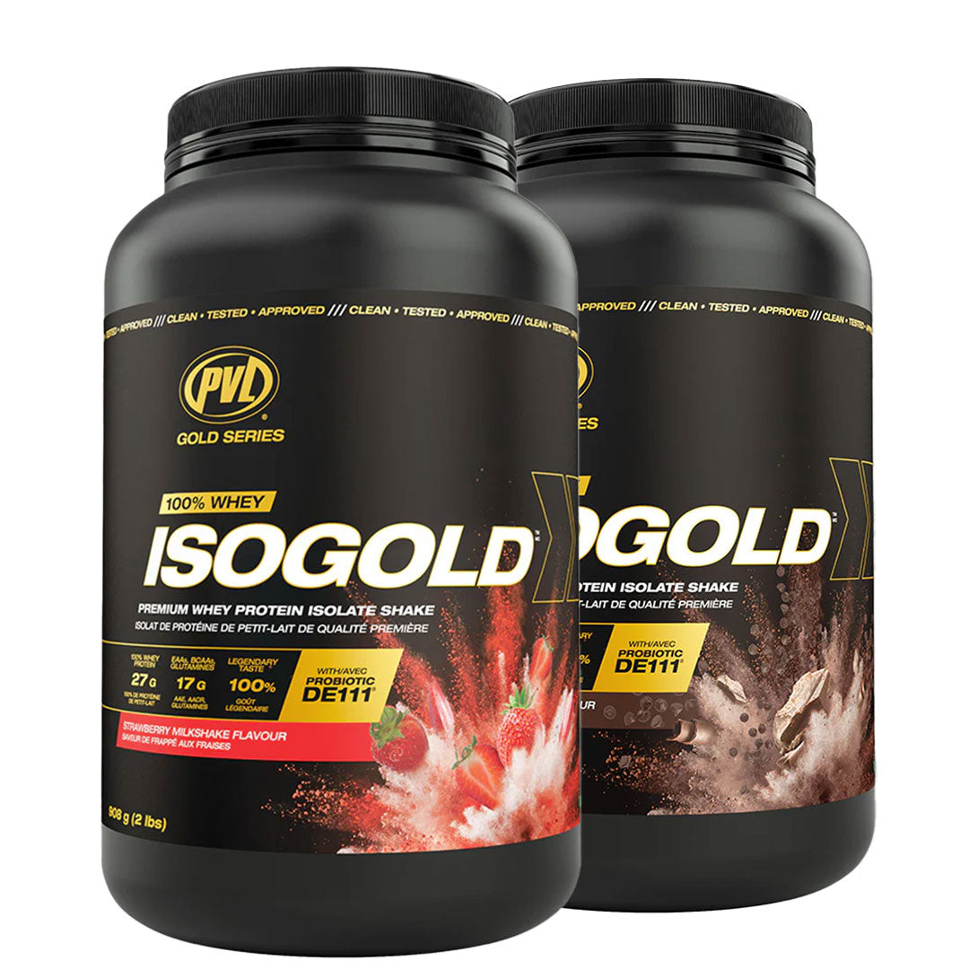 SMASH SALE - 2 PVL Iso Gold - Premium Whey Protein Isolate 2lbs (908G)