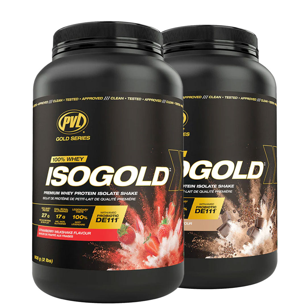 SMASH SALE - 2 PVL Iso Gold - Premium Whey Protein Isolate 2lbs (908G)
