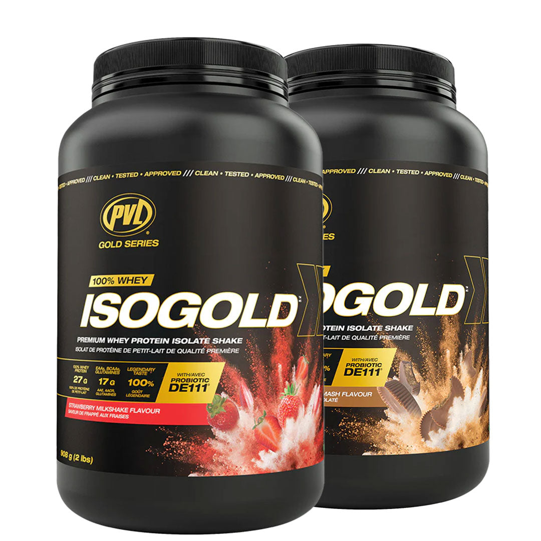 SMASH SALE - 2 PVL Iso Gold - Premium Whey Protein Isolate 2lbs (908G)