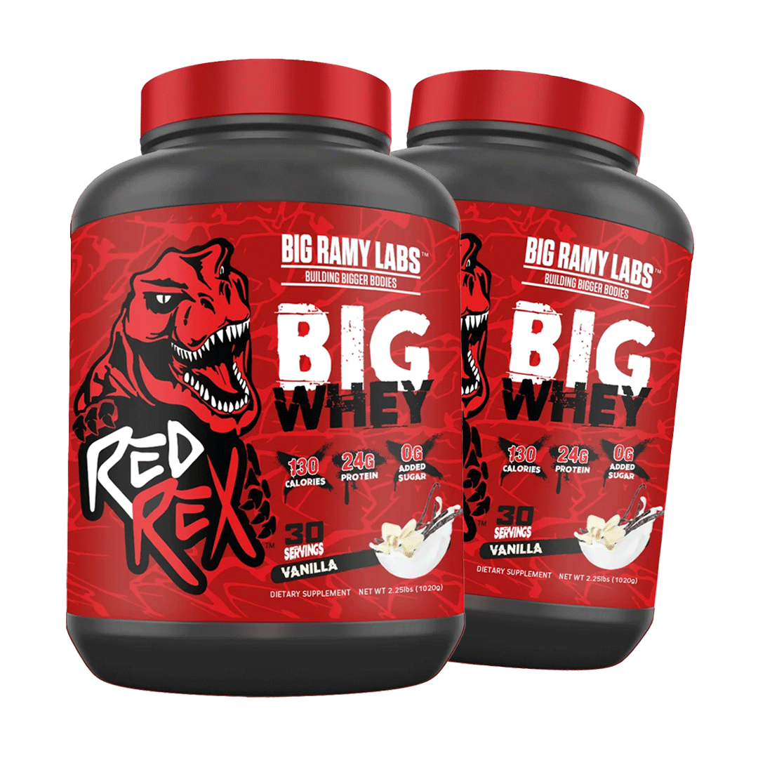 2 RedRex Big Whey - Whey Protein 2.25 LBS (1 KG)