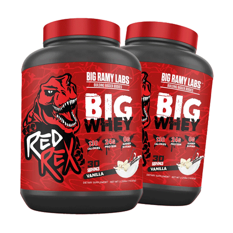 2 RedRex Big Whey - Whey Protein 2.25 LBS (1 KG)