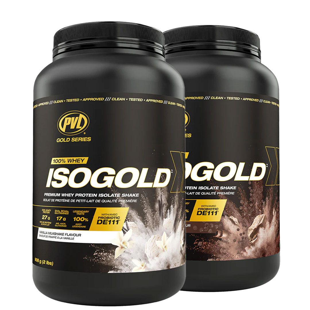 SMASH SALE - 2 PVL Iso Gold - Premium Whey Protein Isolate 2lbs (908G)