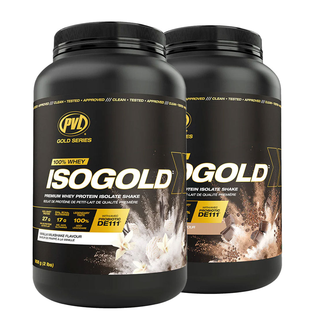 SMASH SALE - 2 PVL Iso Gold - Premium Whey Protein Isolate 2lbs (908G)