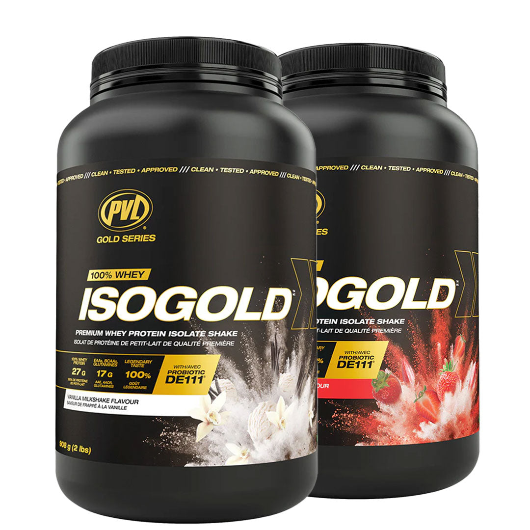 SMASH SALE - 2 PVL Iso Gold - Premium Whey Protein Isolate 2lbs (908G)